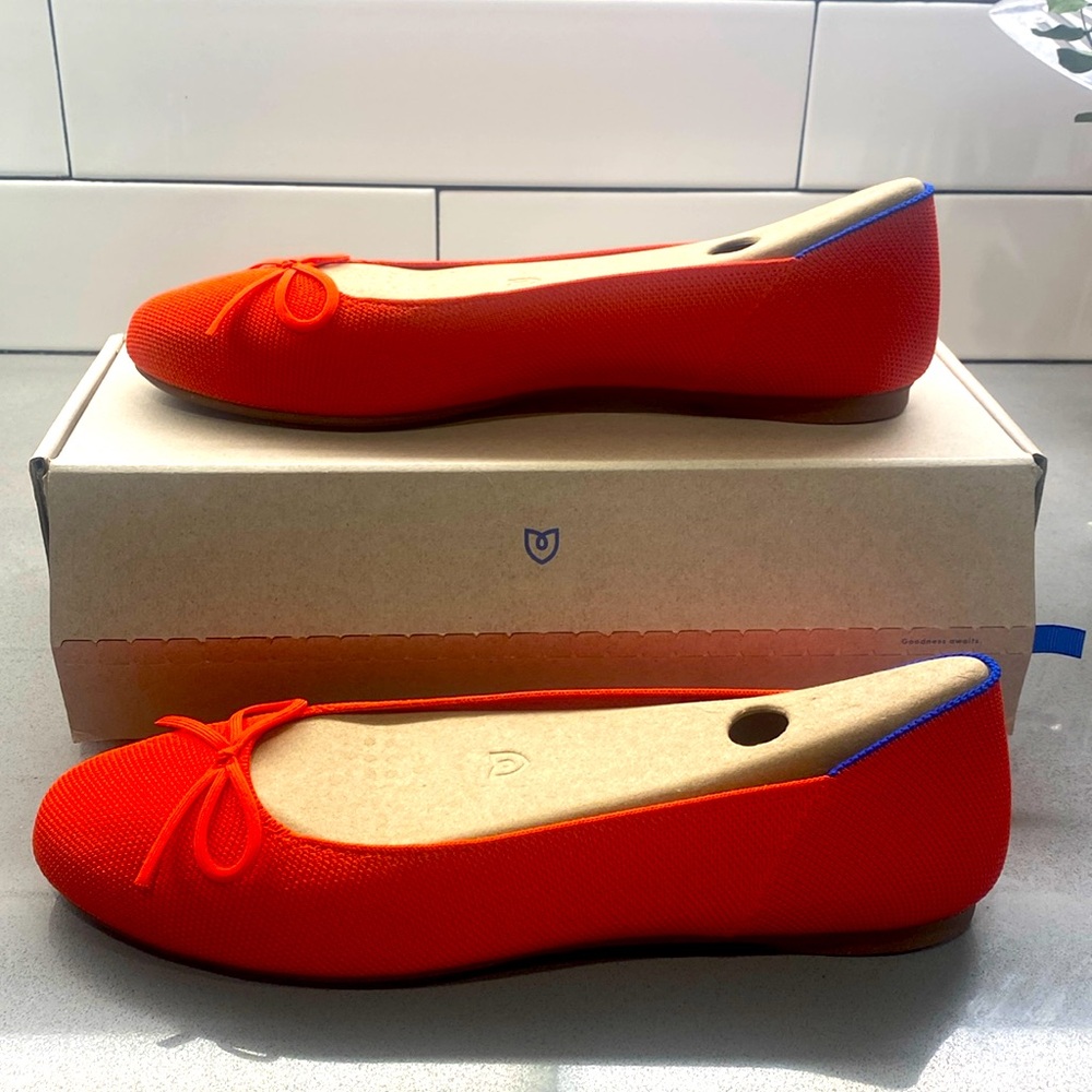 NWOT Rothy’s Red Flats - Size 11